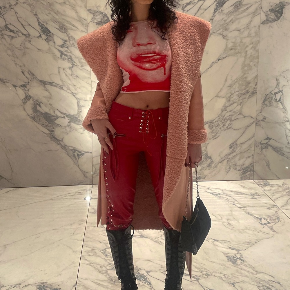 Alice and Olivia shearling coat